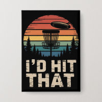 Vintage Flying Disc Golf Ich Würde Diesen Lustigen