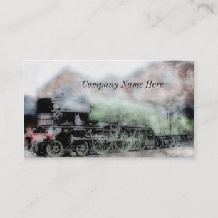 Vintage Flying Scotsman Grunge Visitenkarten Visitenkarte