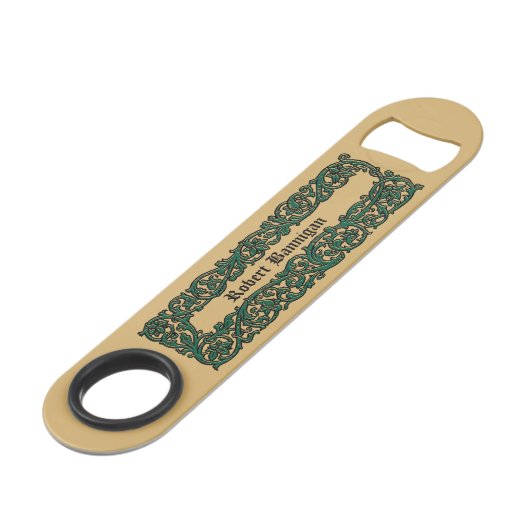 Vintage Foliengrenze Speed Flaschenöffner (Rückseite Schrägansicht)