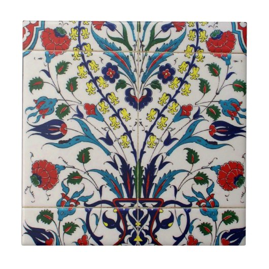 Vintage Folklorekonstruktion Fliese (Vorderseite)