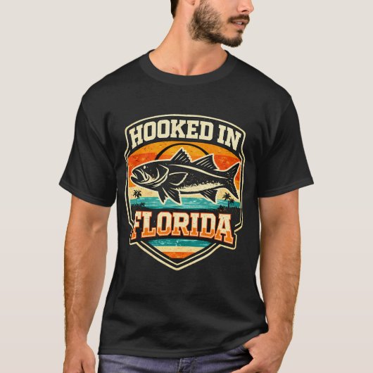 Vintage-Forelle-Fisch T-Shirt (Vorderseite)