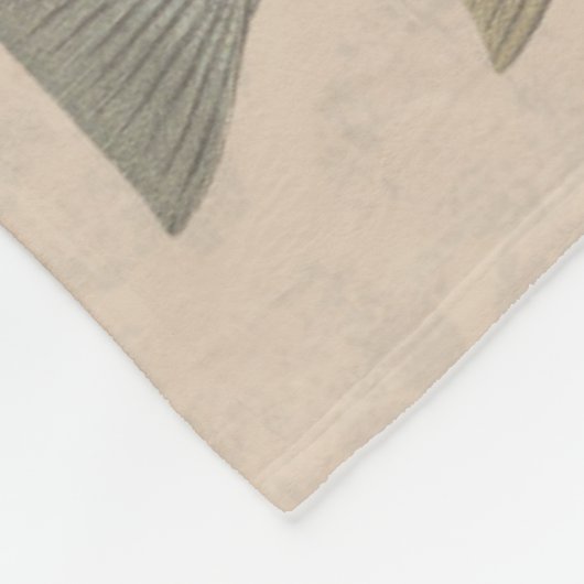 Vintage Forelle Fleecedecke (Ecke)