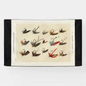 Vintage Forellenflüge Banner (Horizontal)
