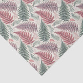 Vintage Forest Ferns Botanical Print Seidenpapier (Detail)