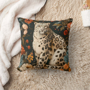 Vintage-Forest-Tiger-Botanischer-Blumengarten Kissen