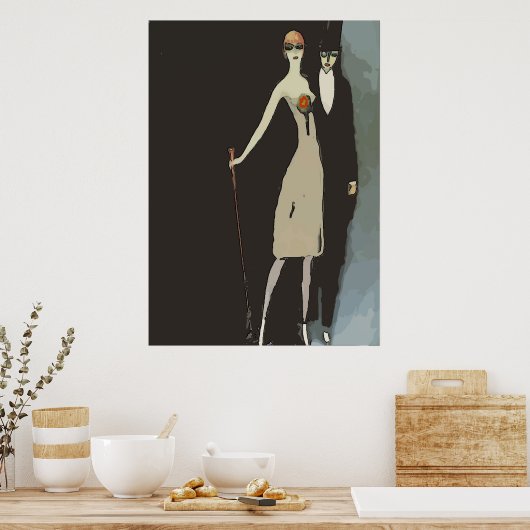 Vintage Form Poster (Küche)