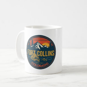 vintage fort collins colorado bergcamping kaffeetasse
