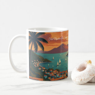 vintage Fort Napoléon – Les Saintes, Guadeloupe Kaffeetasse