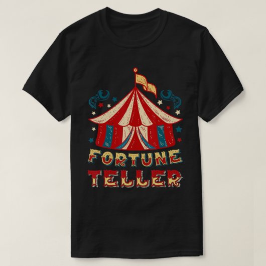 Vintage Fortune Teller Costume Circus T - Shirt (Design vorne)