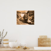 Vintage-Foto Boulder Dam Poster (Küche)