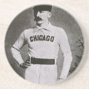Vintage-Foto, Chicago Baseballspieler Getränkeuntersetzer