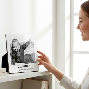 Vintage-Foto Christian LieblingskleinerMensch Fotoplatte