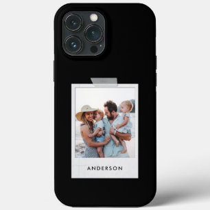 Vintage-Foto-Collage-Typografie modern schwarz Case-Mate iPhone Hülle