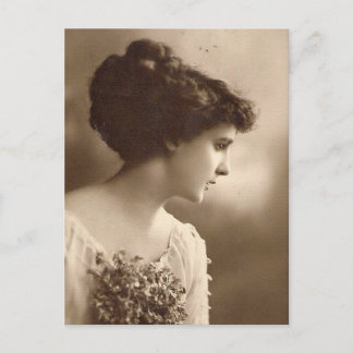Vintage-Foto Damen Postkarte