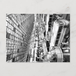 Vintage-Foto des Busbahnhofs Sao Paulo Postkarte