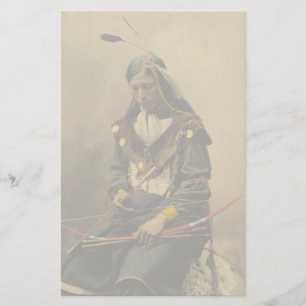 Vintage-Foto des indianischen Lakota-Häuptlings Briefpapier