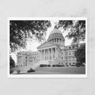 Vintage-Foto des Mississippi State Capitol Postkarte