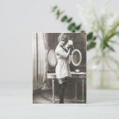 Vintage-Foto einer Flapper (188) Postkarte (Stehend Vorderseite)