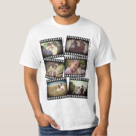 Vintage Foto-Filmmontage T-Shirt