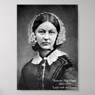 Vintage-Foto - Florence Nightingale, Krankenschwes Poster