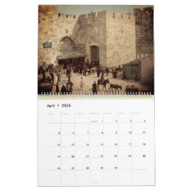 Vintage-Foto-Geschenk zur Würdigung des Pastors im Kalender