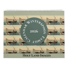 Vintage-Foto Heiliges Land Bibelzitat Pastoren-Ges Kalender