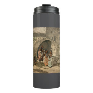 Vintage-Foto Heiliges Land Farbfoto Reisefoto  Thermosbecher