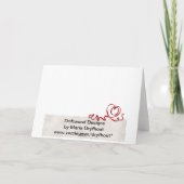 Vintage Foto-Karte der Mutter Karte (Rückseite)