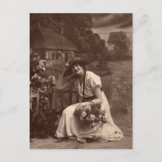 Vintage-Foto Postkarte