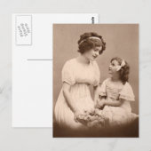 vintage Foto Postkarte (Vorne/Hinten)