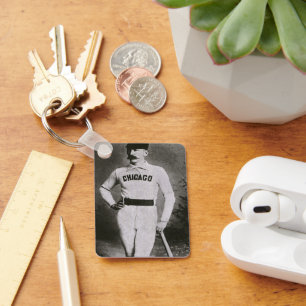 Vintage-Foto, Sport Chicago Baseballspieler Schlüsselanhänger