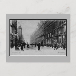 Vintage-Foto von Deansgate in Manchester aus den 1 Postkarte