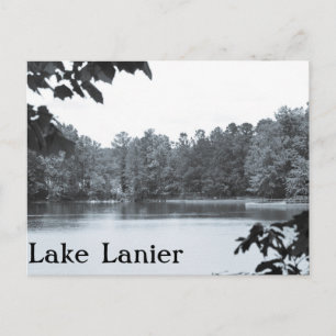 Vintage-Foto von Lake Lanier Postkarte