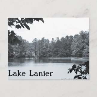 Vintage-Foto von Lake Lanier Postkarte