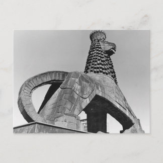 Vintage-Foto von Löwe von Juda Äthiopien Postkarte