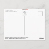 Vintage Fotoausrüstung Postkarte (Rückseite)