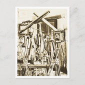 Vintage Fotoausrüstung Postkarte (Vorderseite)