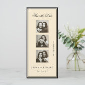 Vintage Fotobooth Redaktionsbild Streifen (Stehend Vorderseite)