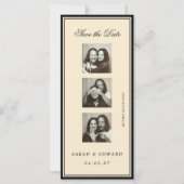 Vintage Fotobooth Redaktionsbild Streifen (Vorderseite)