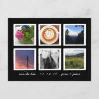 Vintage FotoCollage Save the Date