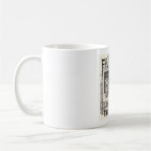 VINTAGE FOTOENGRAVERWERTUNG KAFFEETASSE (Links)