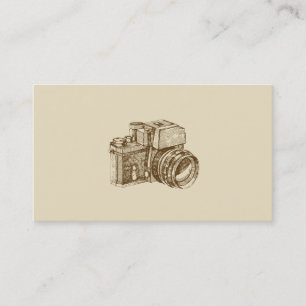 Vintage Fotograf-Geschäfts-Karten-Schablone Visitenkarte