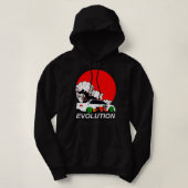 Vintage Fotograf Lancer Evolution VIII Hoodie (Design vorne)