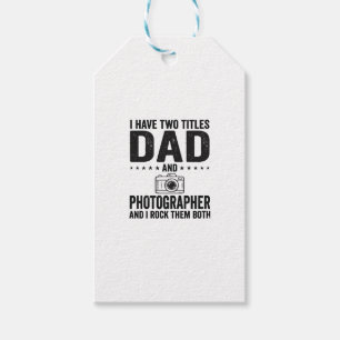 Vintage-Fotograf Papa Hemd Design_1 Geschenkanhänger