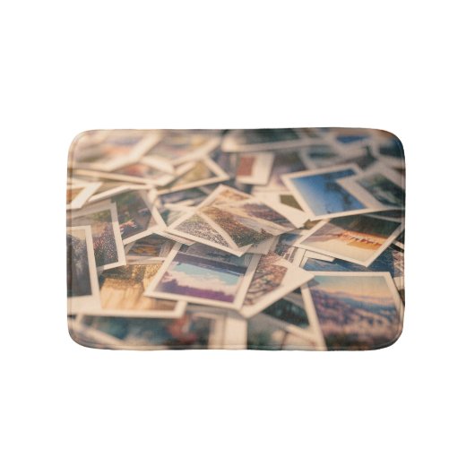 Vintage Fotografie Badematte (Vorderseite)