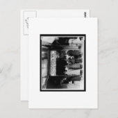 Vintage Fotografie gegen weibliche Unterleibpos Postkarte (Vorne/Hinten)