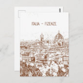 Vintage Fotografie in Italien Postkarte (Vorne/Hinten)