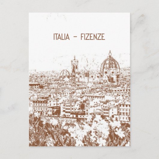 Vintage Fotografie in Italien Postkarte (Vorderseite)