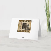 Vintage Fotografie Karte (Rückseite)