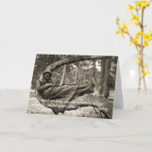 Vintage Fotografie mit Inspiration Karte (Gelbe Blume)